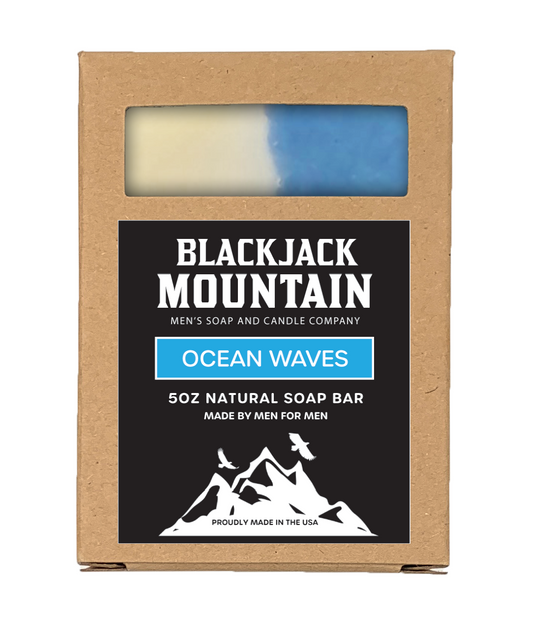 Ocean Waves Men's Soap Bar